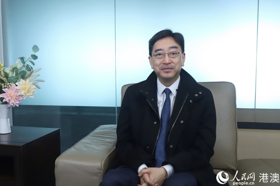 全國政協(xié)常委、前香港特區(qū)政府食物及衛(wèi)生局局長高永文。(人民網(wǎng) 吳宇揚揚 攝)