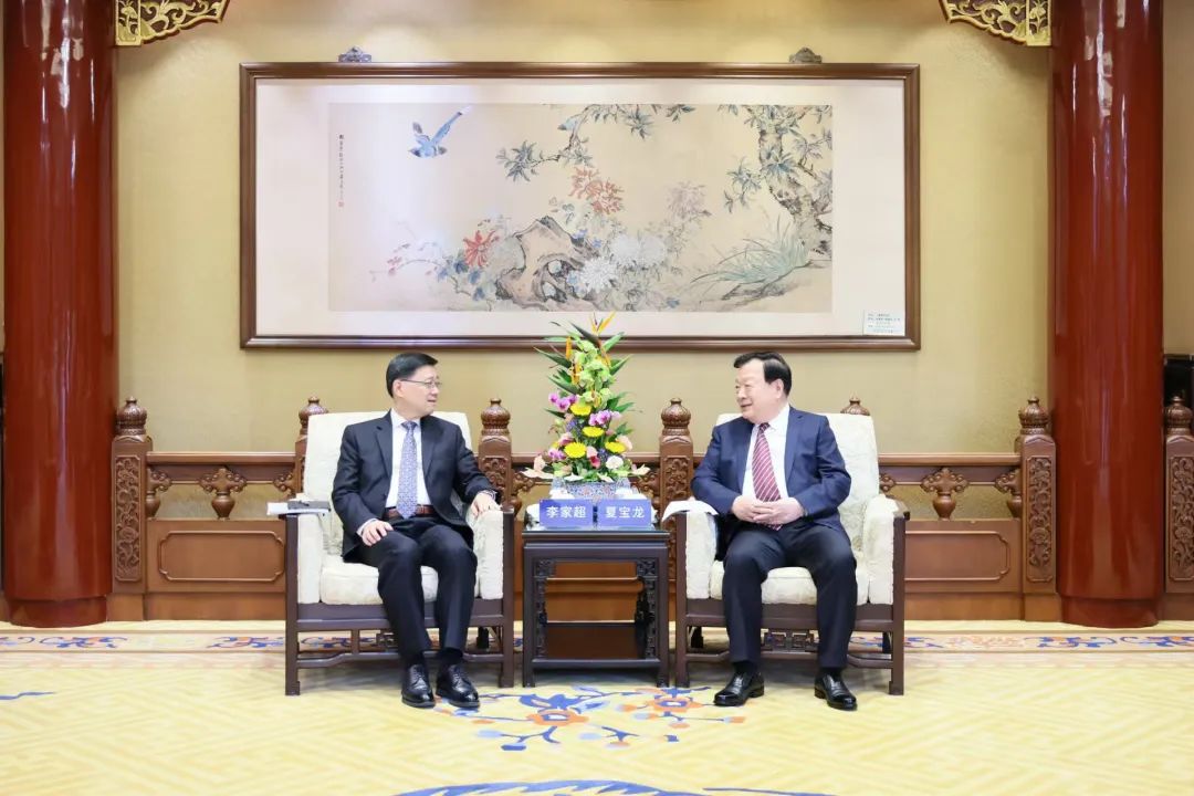 夏寶龍會見李家超 夏寶龍會見李家超