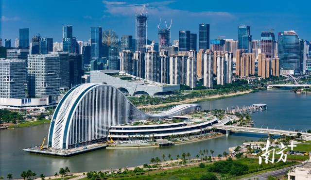 俯瞰橫琴粵澳深度合作區。 俯瞰橫琴粵澳深度合作區。