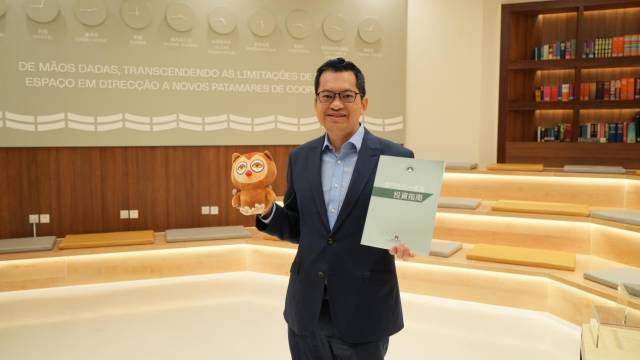 澳門招商投資促進(jìn)局主席余雨生接受GDToday專訪。 澳門招商投資促進(jìn)局主席余雨生接受GDToday專訪。