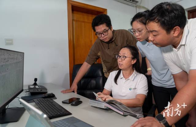 楊瓊和同事通過監控觀察候鳥