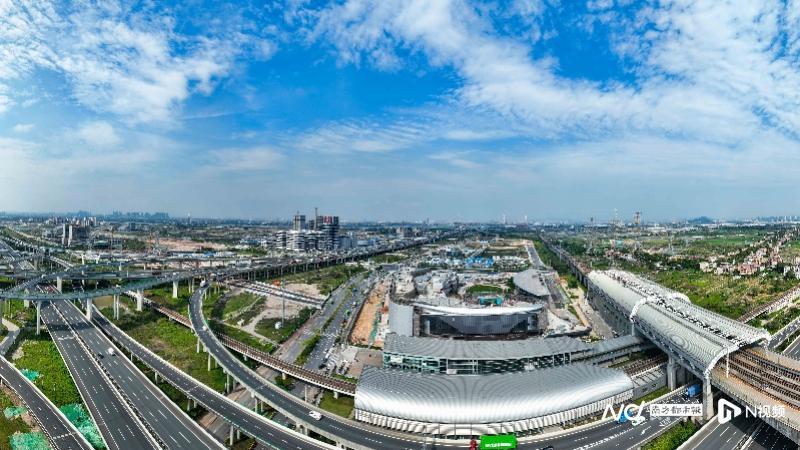 南沙慶盛TOD項目航拍圖。通訊員劉偉攝 南沙慶盛TOD項目航拍圖。通訊員劉偉攝