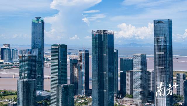 橫琴粵澳深度合作區金融島。資料圖片