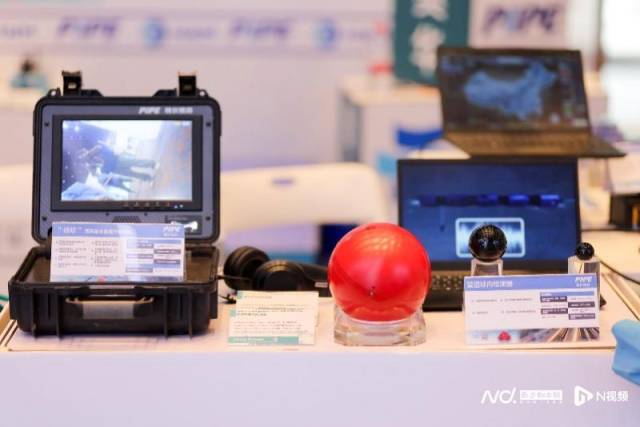 粵港澳大灣區節水產業高新技術設備博覽會上展出的“硬科技”產品。