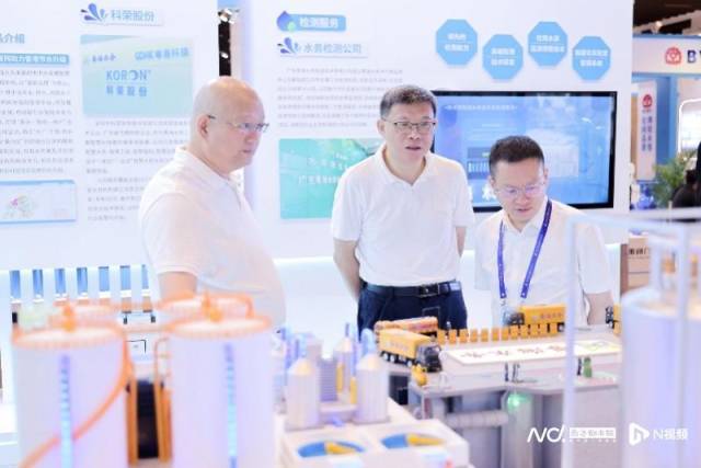 粵港澳大灣區節水產業高新技術設備博覽會上展出的“硬科技”產品。