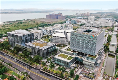 橫琴粵澳合作中醫藥科技產業園。新華社記者 鄧華攝 橫琴粵澳合作中醫藥科技產業園。新華社記者 鄧華攝